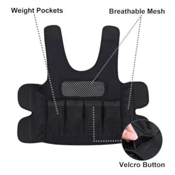 Weighted Vest for Kids(Ages 5-9, Medium) – Fully Adjustable Sensory Compression Vest for Children ...