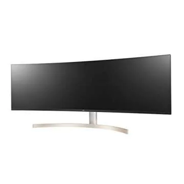 LG 49WL95C-WY 32:9 UltraWide Monitor 49" Dual DQHD (5120 x 1440) Curved IPS Display, HDR10, USB Type-C with 85W PD, sRGB 99% Color Gamut, Height/Swivel/Tilt Adjustable Stand - Black and Silver
