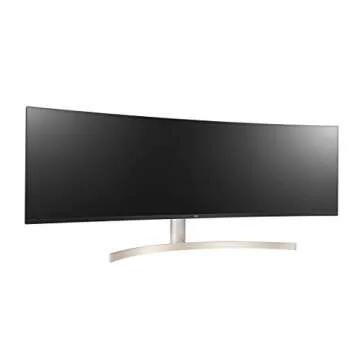 LG 49WL95C-WY 32:9 UltraWide Monitor 49" Dual DQHD (5120 x 1440) Curved IPS Display, HDR10, USB Type-C with 85W PD, sRGB 99% Color Gamut, Height/Swivel/Tilt Adjustable Stand - Black and Silver