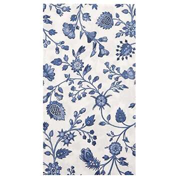 Delft Blue Decorative Paper Napkins for Weddings and Parties, 32 Pack
