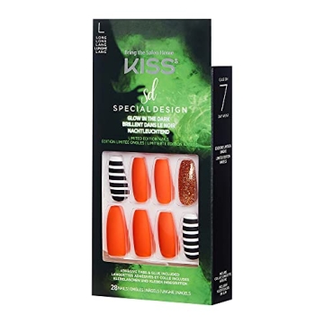 Kiss Halloween Special Glow-in-the-Dark Fake Nails