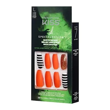Kiss Halloween Special Glow-in-the-Dark Fake Nails