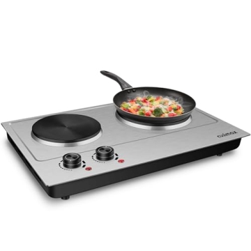 CUSIMAX 1800W Double Hot Plate - Your Portable Cooking Companion