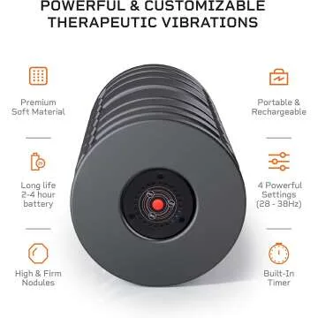 Vibrating Foam Roller for Muscle Recovery and Massage