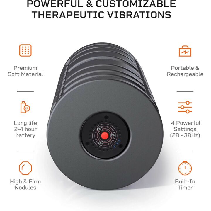 Vibrating Foam Roller for Muscle Recovery and Massage