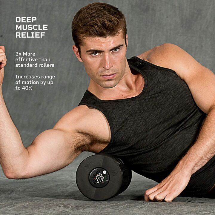 Vibrating Foam Roller for Muscle Recovery and Massage