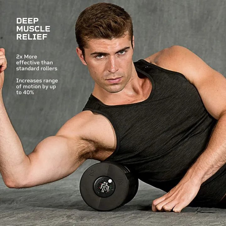Vibrating Foam Roller for Muscle Recovery and Massage
