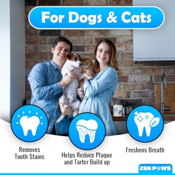 Teeth and Gum Cleaning Wipes for Dogs and Cats - 50 pcs