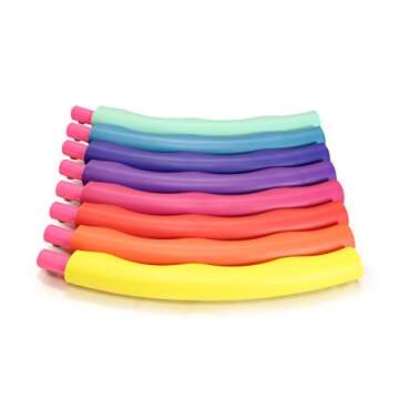 Weighted Hula Hoop for Fun Fitness | Sports Hoop & Acu Hoop