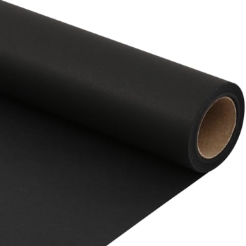 Elegant Black Kraft Wrapping Paper Roll for Gift Wrapping