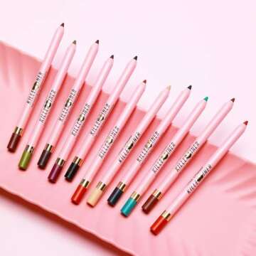 Too Faced Killer Liner 36 Hour Waterproof Gel Eyeliner Pencil | Long Lasting + Smudge Proof, 0.04 Ounce, Killer Espresso