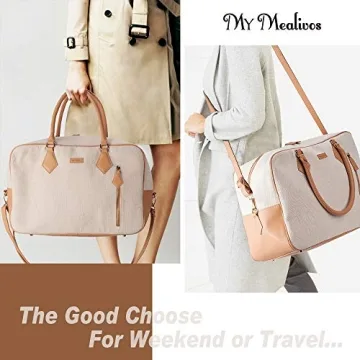 Ladies Canvas Weekender Duffel Bag for Travel & Gifts