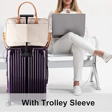 Ladies Canvas Weekender Duffel Bag for Travel & Gifts