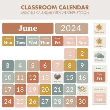 Ultimate Classroom Calendar Pocket Chart for Easy Learning