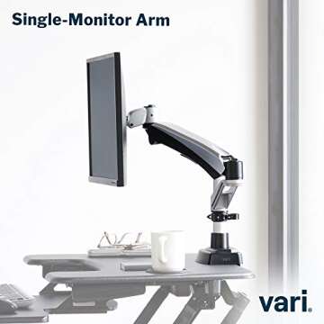 Vari Single Monitor Arm - Ergonomic Stand for Monitors