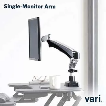 Vari Single Monitor Arm - Ergonomic Stand for Monitors