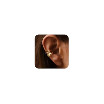 Koperin Trendy Chunky Ear Cuff for Women - Stylish Hypoallergenic Jewelry