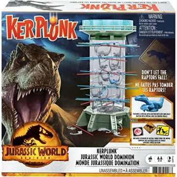 KerPlunk Jurassic World Dominion Family Game with Dinosaurs