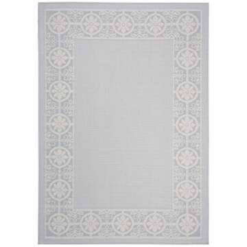 MARTHA STEWART x SAFAVIEH Indoor Outdoor Area Rug 6'7" x 9'