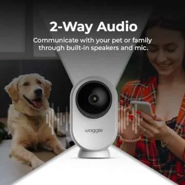 Waggle RV Mini Camera for Pet Monitoring and Safety