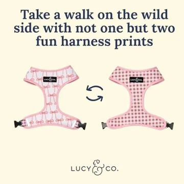 Stylish Reversible Dog Harness for All Sizes - Lucy & Co