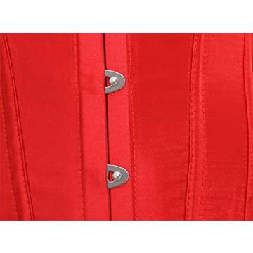 Haorugut Plus Size Gothic Corset for Women - Steampunk Style