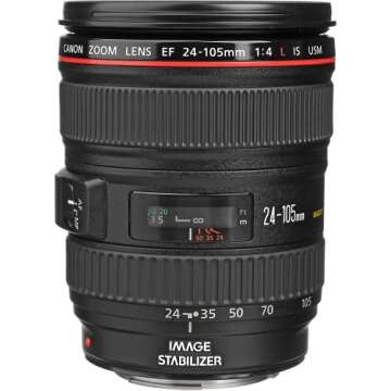 Canon EF 24-105mm f/4 L is USM Lens for Canon EOS SLR Cameras