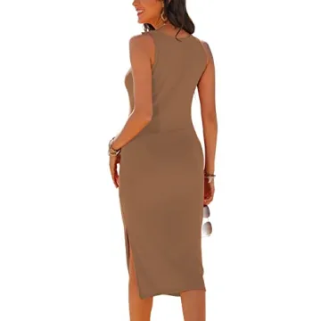 Stylish HWOKEFEIYU Women's Midi Dress for Every Occasion