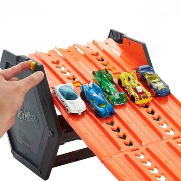 Hot Wheels Roll Out Raceway Track Set for Kids