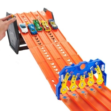Hot Wheels Roll Out Raceway Track Set for Kids