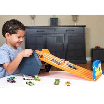Hot Wheels Roll Out Raceway Track Set for Kids