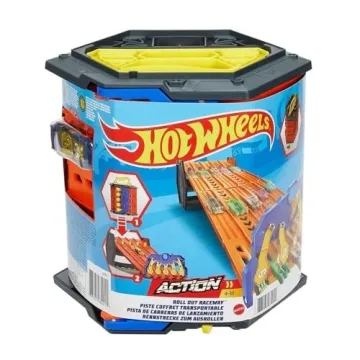 Hot Wheels Roll Out Raceway Track Set for Kids