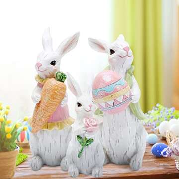 Hodao Easter Bunny Decorations - Unique Spring Decor