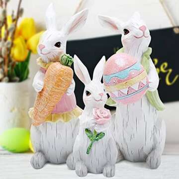 Hodao Easter Bunny Decorations - Unique Spring Decor