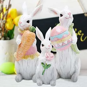 Hodao Easter Bunny Decorations - Unique Spring Decor