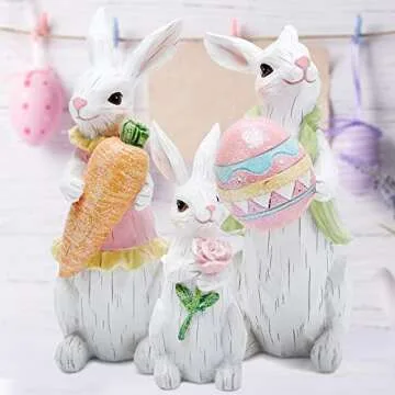 Hodao Easter Bunny Decorations - Unique Spring Decor