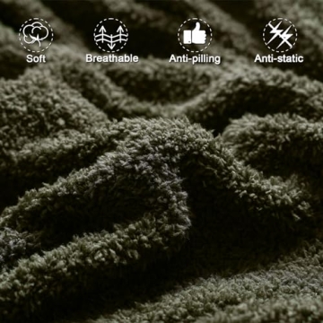 EASEON Cozy Knit Throw Blanket for All Seasons