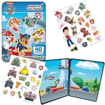 PAW Patrol Magnetic Tin with Dress Up Magnets for Kids
