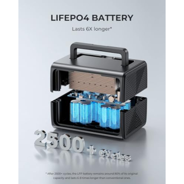 Compact BLUETTI EB3A Solar Generator with 268Wh Capacity