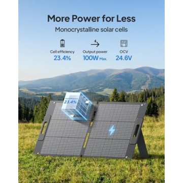Compact BLUETTI EB3A Solar Generator with 268Wh Capacity