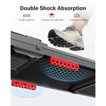 UREVO Under Desk Treadmill for Home/Office, 2 in 1 Portable Walking Treadmill with Remote Control, L...