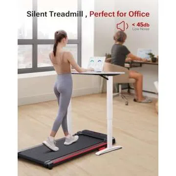 UREVO Portable Under Desk Treadmill for Home and Office
