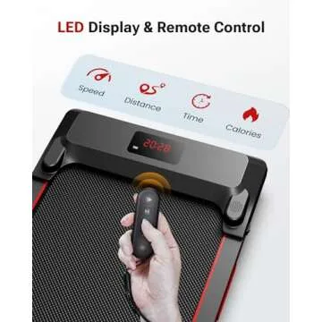 UREVO Portable Under Desk Treadmill for Home and Office