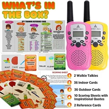 Scavenger Hunt Game with Walkie Talkies for Kids
