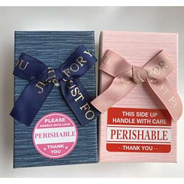 200 2x3 Fragile Handle with Care Perishable Shipping Labels Stickers