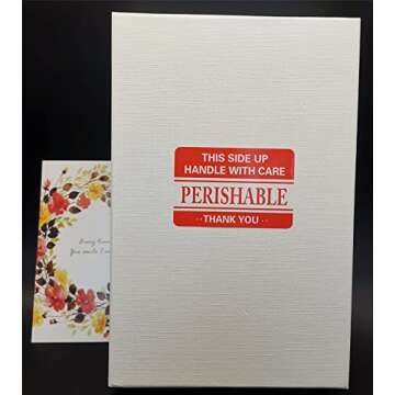 200 2x3 Fragile Handle with Care Perishable Shipping Labels Stickers