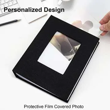 Vienrose Small Photo Album 4x6 Photos, 2 Pack Linen Cover Mini Photo Book, 26-Page Holds 52 Pictures, Artwork or Postcards Storage for Baby