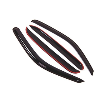 TuningPros Outside Mount Window Vent Visors | Chevrolet Suburban 1500 (2000-2006) | Stylish Smoke Ti...