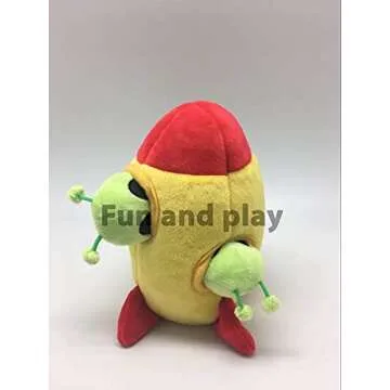 Modern Wave Spaceship and Aliens Interactive Dog Toy