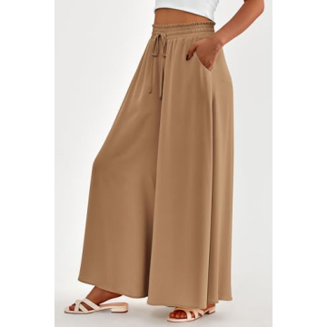 Comfortable Women's Summer Palazzo Pants with Pockets